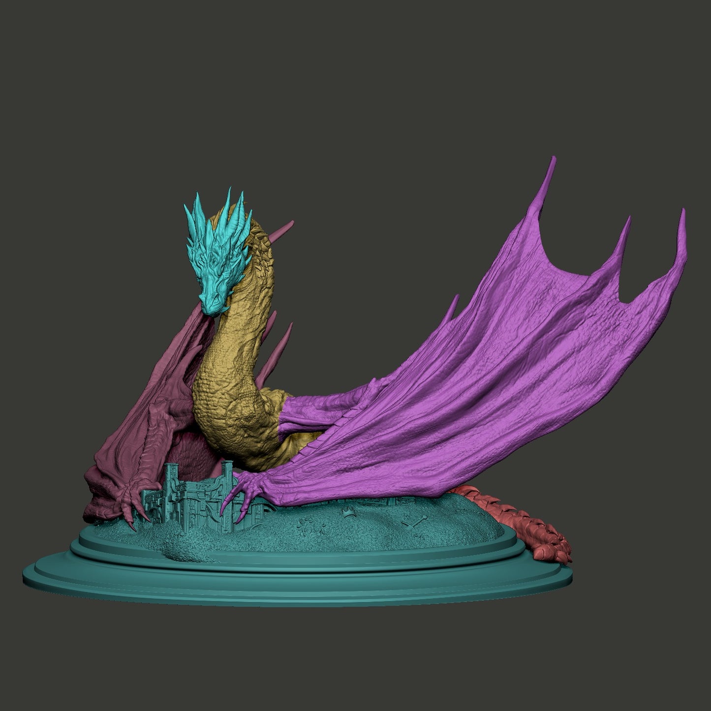 Dragon from under the mountain