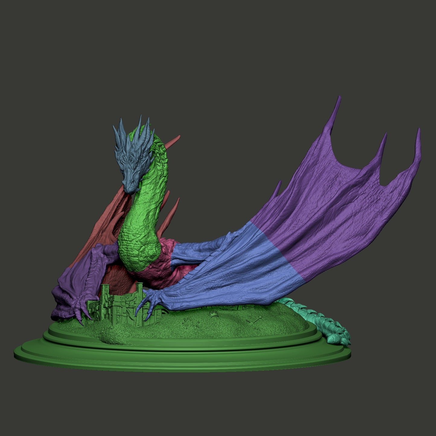 Dragon from under the mountain