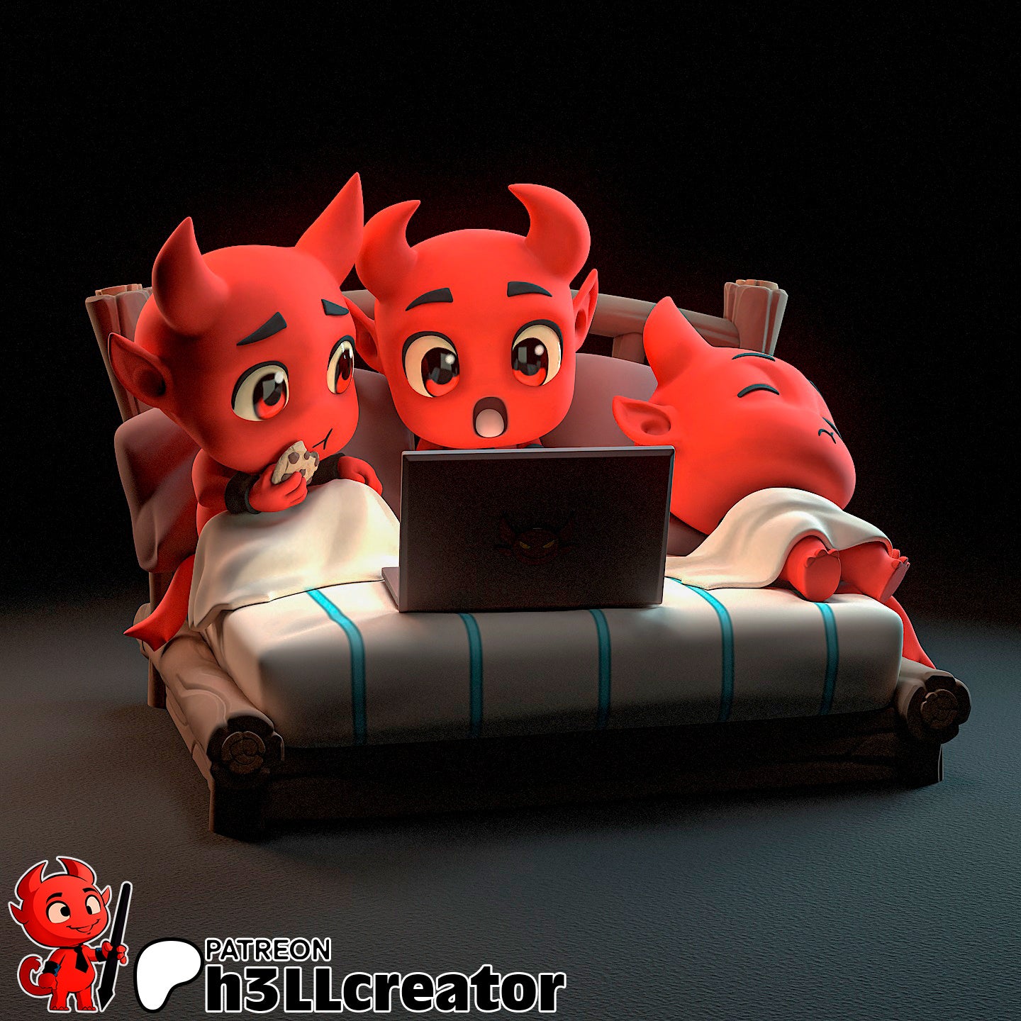 h3LL Mascot Diorama