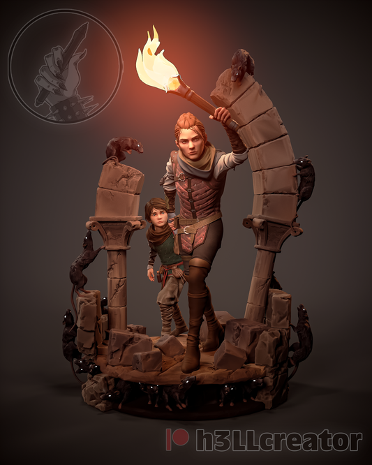 Amicia and Hugo (A Plague Tale)